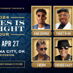 THE BLUES IS ALRIGHT TOUR COMES TO OKLAHOMA CITY ON APRIL 27, 2024 & FEATURES KING GEORGE, POKEY BEAR, LENNY WILLIAMS, J-WONN, THEODIS EALEY, AND MELVIA “CHICK” RODGERS